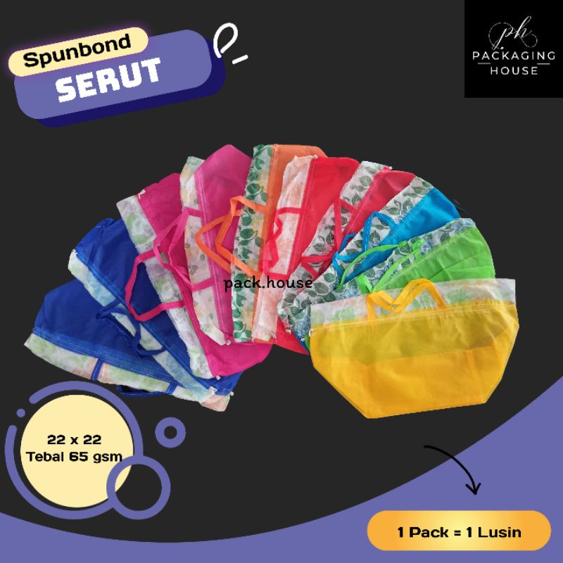 Tas Spunbond Serut 22 X 22 / Tas Hajatan