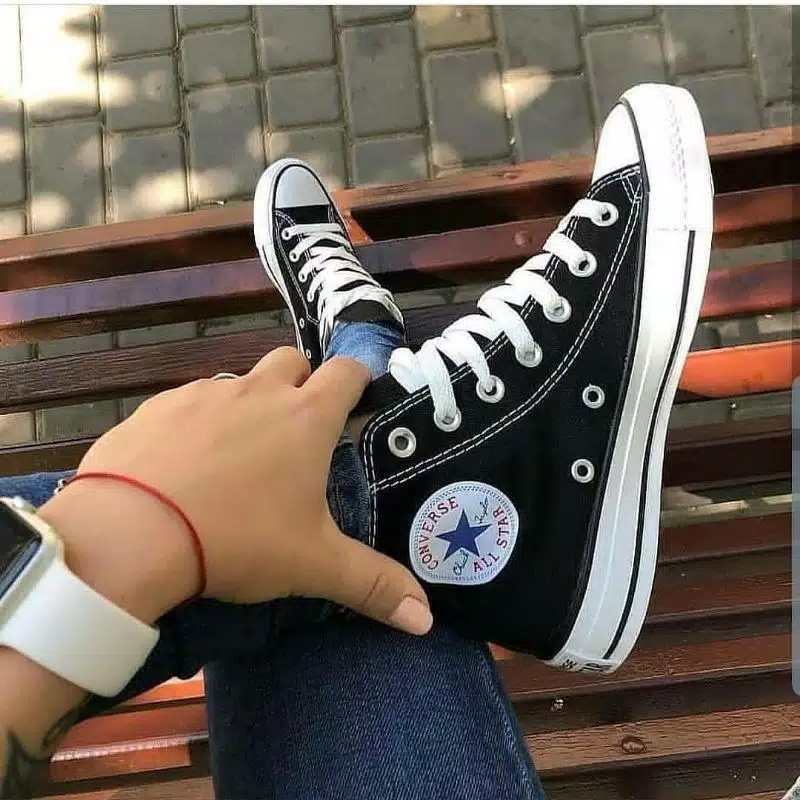 Sepatu Converse All Star Tinggi Sepatu Boot Sneakers Alstar Sekolah Convers High Pria Wanita Canvas 70s Original Made In Vietnam