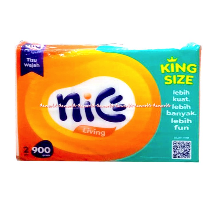 Nice Facial Tissue 900gr Tisu Wajah Nais Naice 2ply Tissu Tisu Besar Nice Living King Size 900gr Tissue Nice Naice Kemasan Besar Jumbo Tisu Muka Wajah Facial