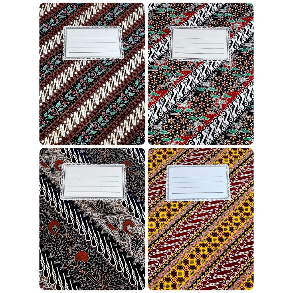 

10 Pcs Map Batik Folio Karton RANDOM MOTIF
