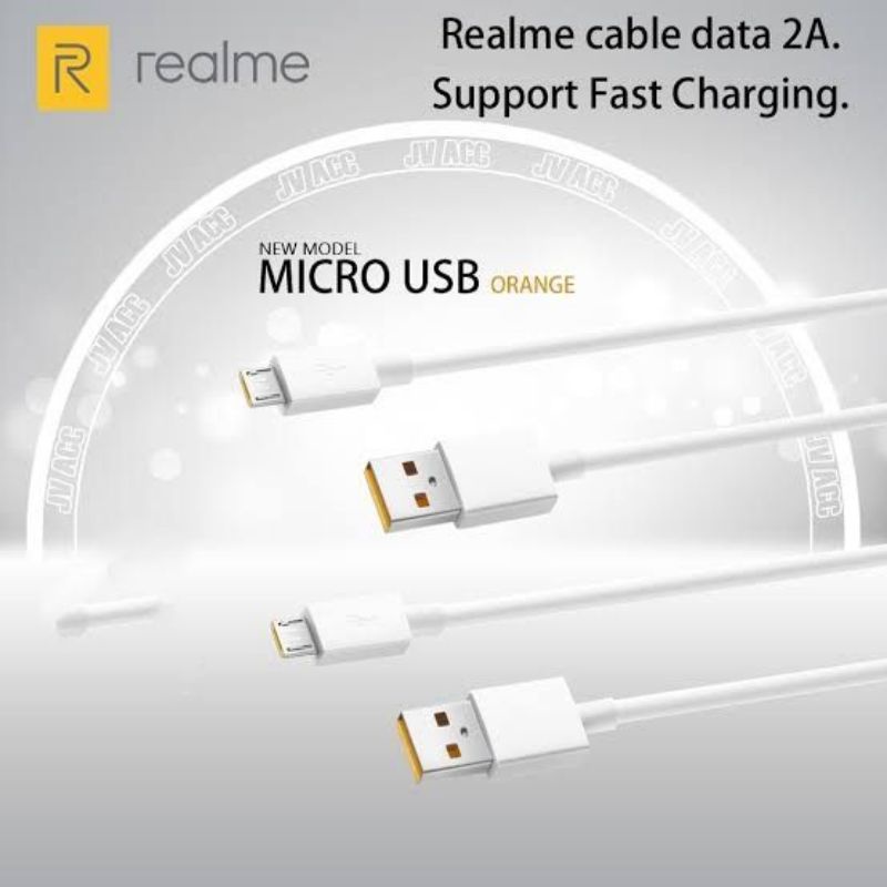 Kabel data Realme 2A original 100% Support Fast Charging