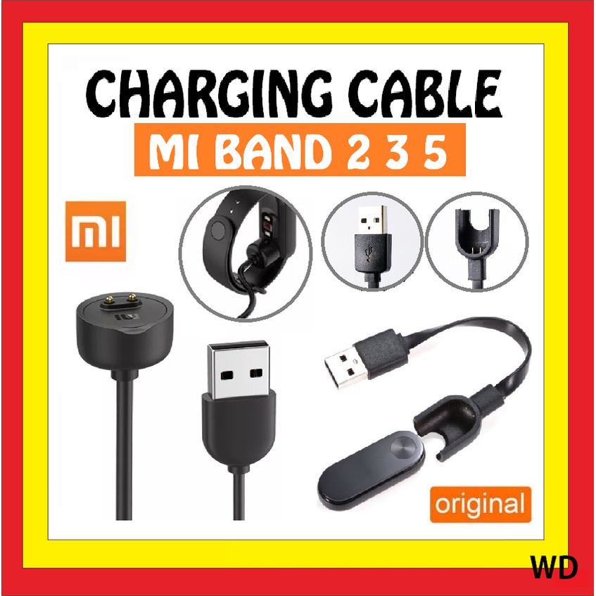 KABEL DATA XIAOMI BAND ORIGINAL 100% OEM CABLE MI BAND 2 3 4 5 USB ANDROID CABLE CHARGER CHARGE  CAB
