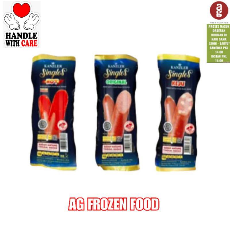 

Kanzler Single Sausage All Variant Original / Keju /Gochujang /Hot /Single mini 1 pcs