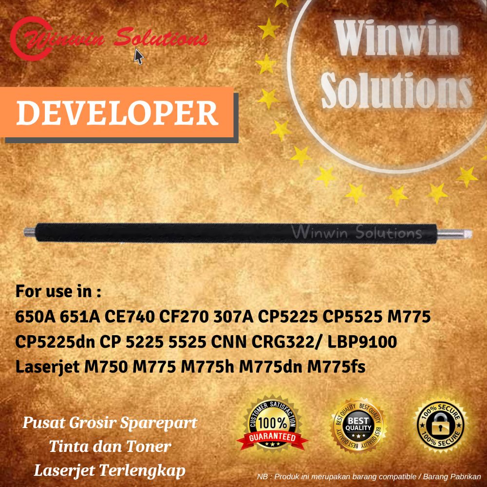 Developer 650A 651A CE740 CF270 307A CP5225 CP5525 M775 CP5225dn CP 5225 5525 CNN CRG322/ LBP9100 La