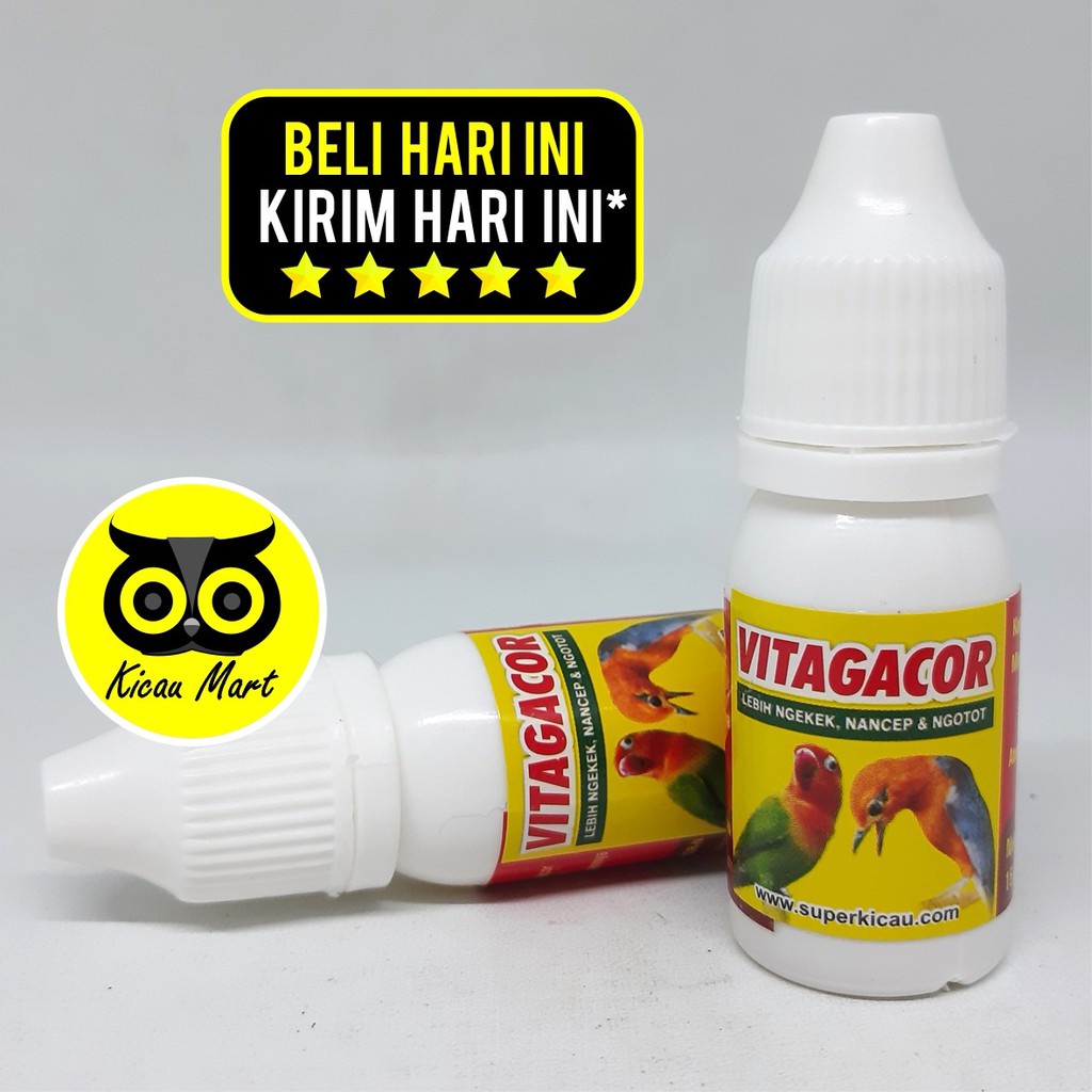 VITAMIN VITAGACOR VITA GACOR SUPER KICAU OBAT PENGGACOR BURUNG LOVEBIRD TAMBAH NGEKEK KONSLET VITGASK