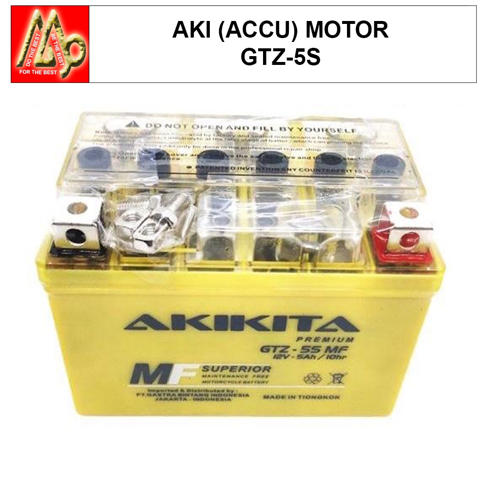 Karisma / Battery (Aki Motor) (Accu) GTZ5S-B / GASTRA (GSL) (AKIKITA)