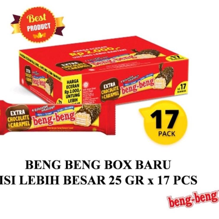 

CODEYy5Y9--Beng Beng Coklat Kemasan Baru 1 Dus isi 17x@25gr