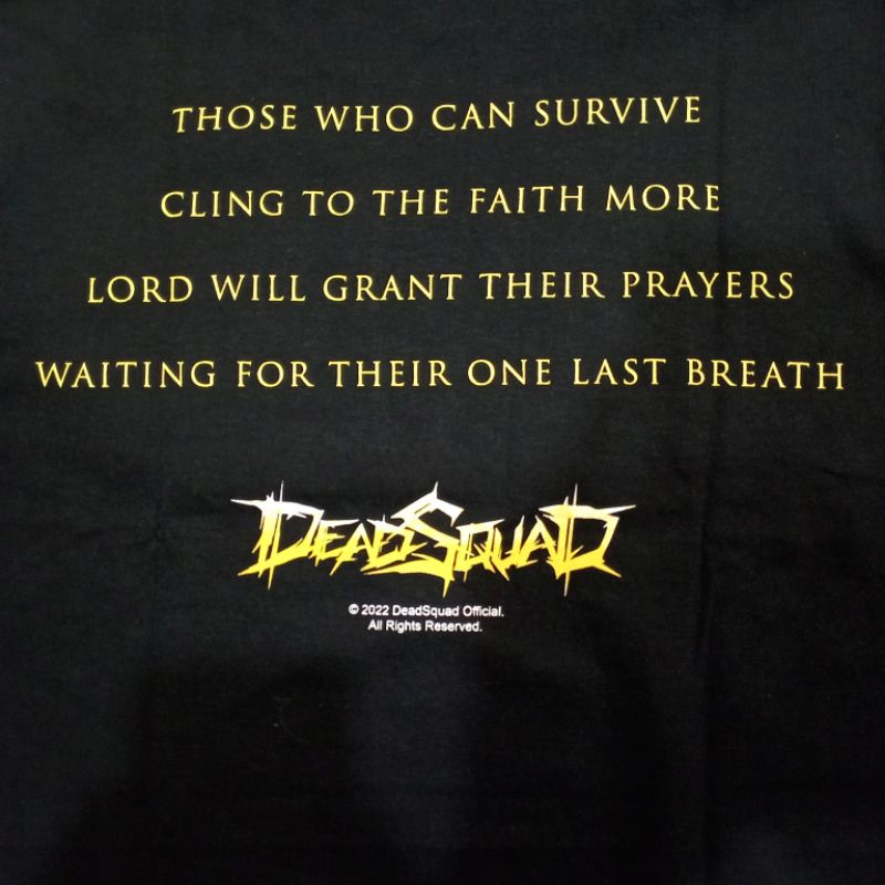 Tshirt DEADSQUAD - ENIGMATIC PANDEMONIUM (Deadsquad Official Merchandise)