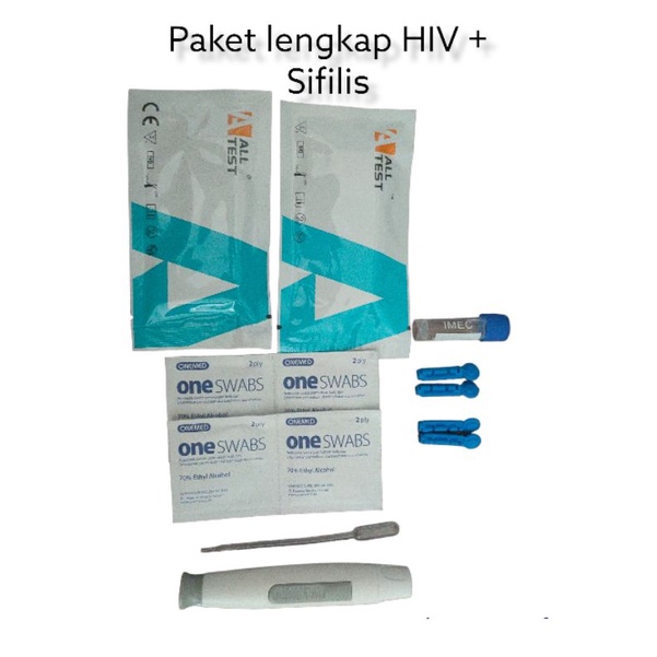 Paket Hemat Tes HIV+ Sifilis - Paket Lengkap - Cek lengkap HIV + Sifilis Akurat