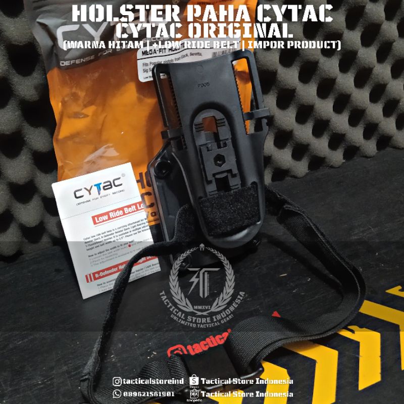 CYTAC Mega-fit Holster - Low Ride - Holster Paha Cytac