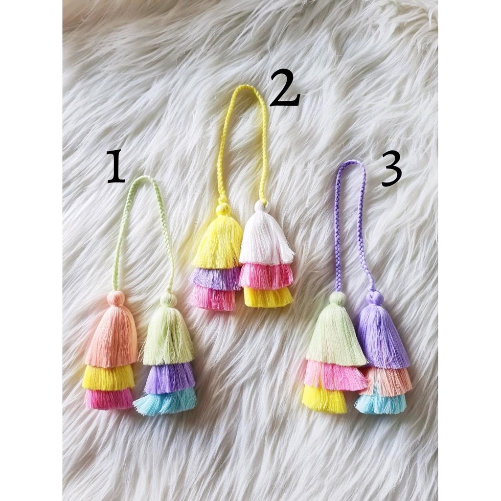 Machrame Rainbow/Tassel Rainbow/Syal/Scraft/Rodeo Kuda AccesoriesTas Jali Tas Jaly Tas Anyaman Premium