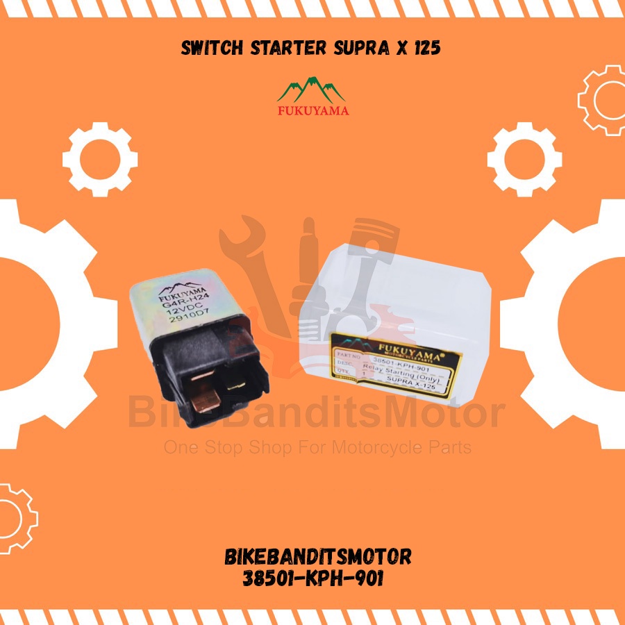 Bendik Starter Switch Starter Supra X 125 / Beat Carbu Fukuyama