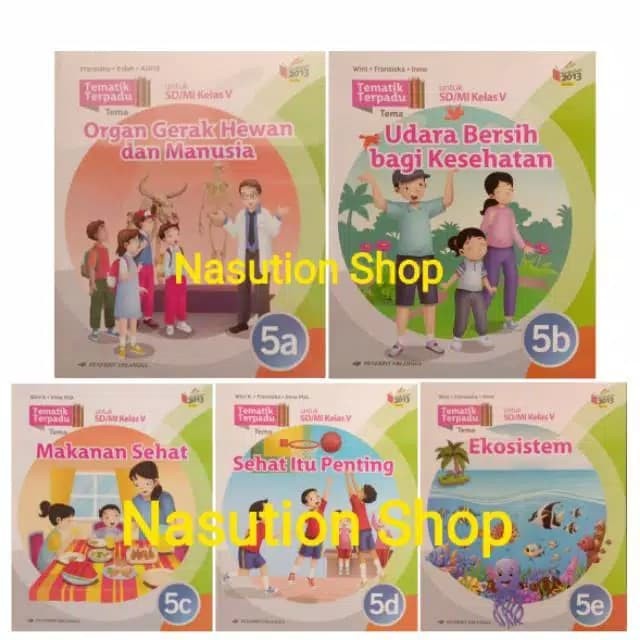 

✨COD✨ Buku Tematik 5A, 5B, 5C, 5D, 5E, 5F, 5G, 5H, 5i Kelas 5 SD Erlangga - Tematik 5B