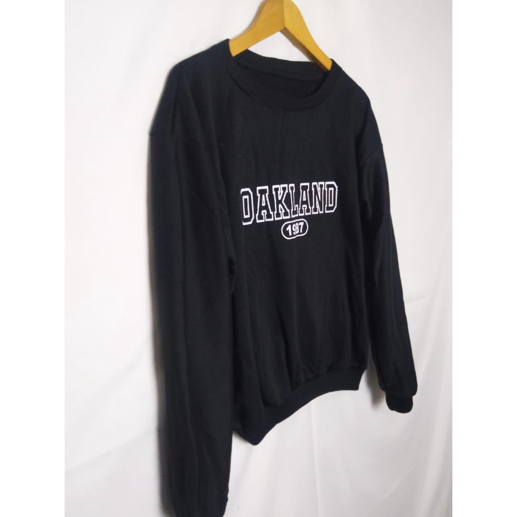 Sweater Crewneck SWeatshirt Oakland Cowok Cewek - OOTD