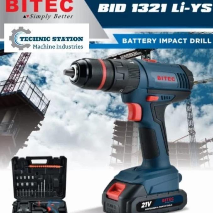 BOR CORDLESS BITEC BID 1321 LI CORDLESS HAMMER DRILL BID1321LI 13MM