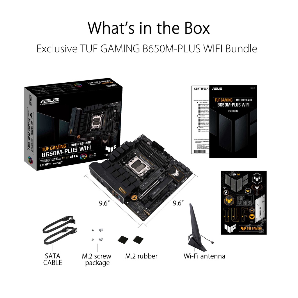 ASUS TUF GAMING B650M-PLUS WIFI DDR5 | Motherboard AMD AM5 B650 MATX