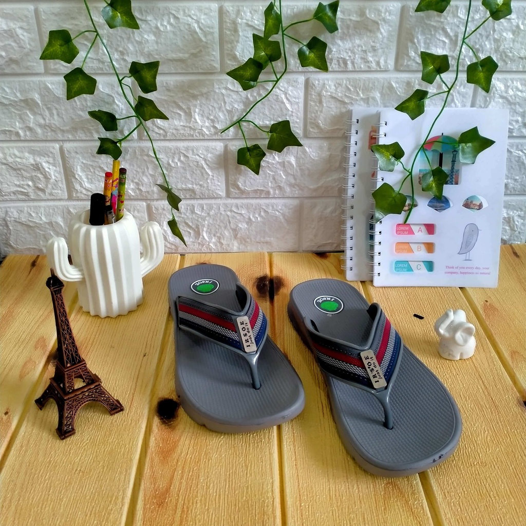 Sandal Pria Dewasa Irsoe Fashion Pria /Sandal Karet /Sandal Selop Pria&Wanita Flip-Flop / SANDAL JEP
