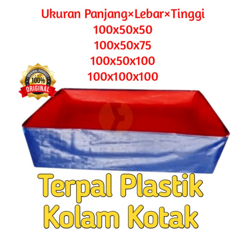 Kolam Terpal Kolam Kotak Terpal A12 Terpal Plastik A12