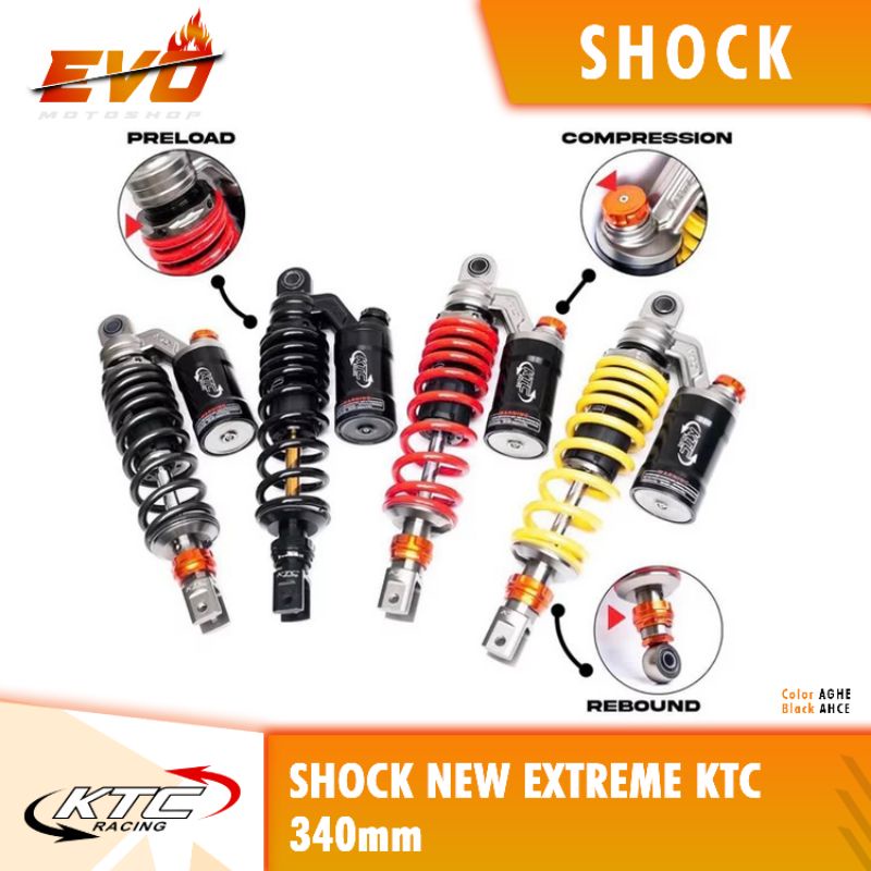 SHOCK KTC NEW  340MM SUPRA/RX KING