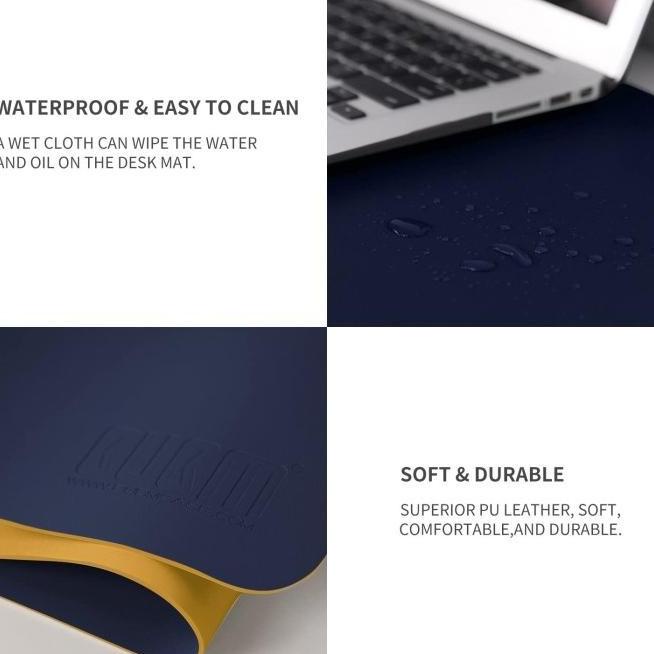 TRIPLE W 90X45CM LEATHER MOUSEPAD BIG GAME DESK MAT KEYBOARD MOUSE PAD G6946J4UJU