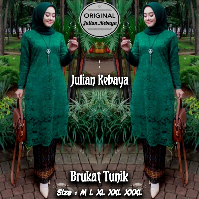 KEBAYA MODERN / TUNIK BRUKAT / KEBAYA TUNIK / SET KEBAYA MODERN / KEBAYA JUMBO / KEBAYA BRUKAT