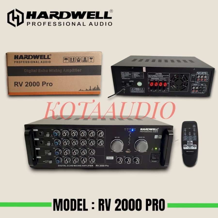 AMPLIFIER KARAOKE HARDWELL RV 2000 ORIGINAL HARDWELL RV2000