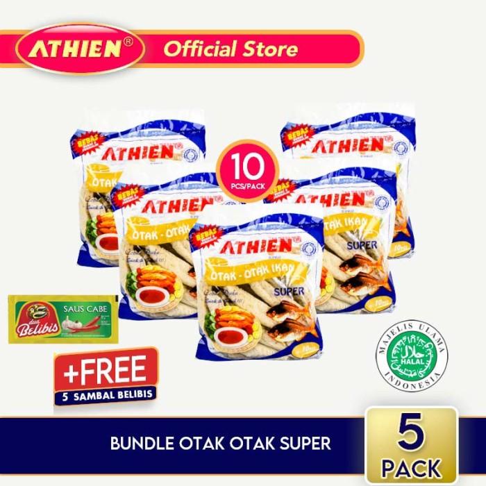 

ATHIEN Otak Otak Ikan Super Isi 5 pack 1200 gram