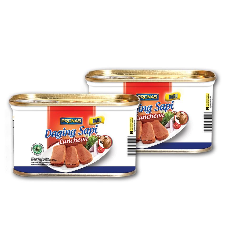 

✨Terbaru✨ PRONAS Paket Exclusive Beef Luncheon 198g & Kornet Sapi Ori 50g bundling 4pcs serbuuu !
