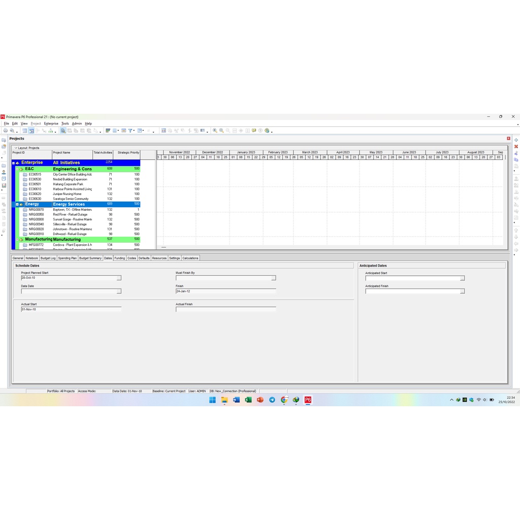 Oracle Primavera P6 v22 Profesional 2023 Full Version Software Management