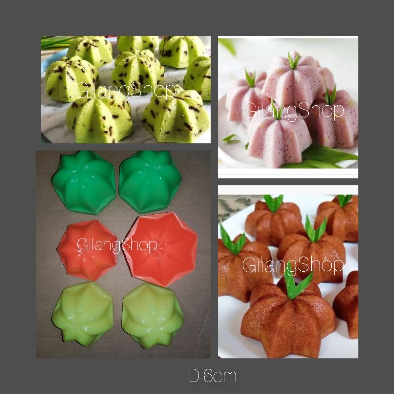 (12pcs)cetakan kue apem kukus cetakan agar cetakan bolu kukus cetakan puding