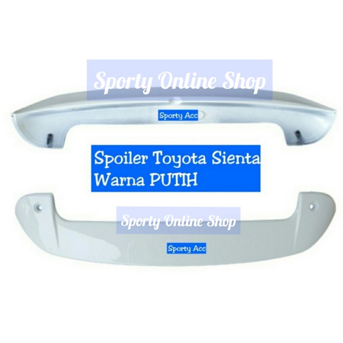 {BEKAS} Spoiler Sienta Non Lamp - Putih Limited