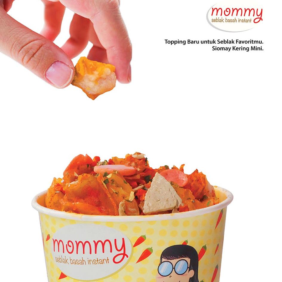 

New Mart--Mommyindo Seblak Basah Instan Mommy Paket 5 Cup
