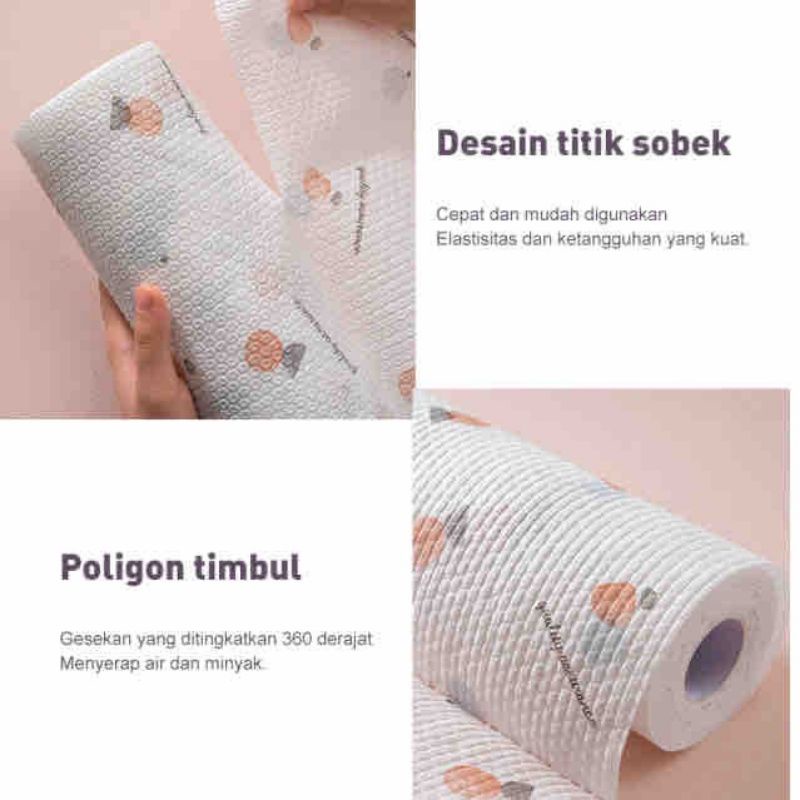 lov me❤️ Tissue Dapur Tebal Serbaguna Daya Serap Tinggi dan Bisa dicuci dan Tissue Minyak- Serap ompol