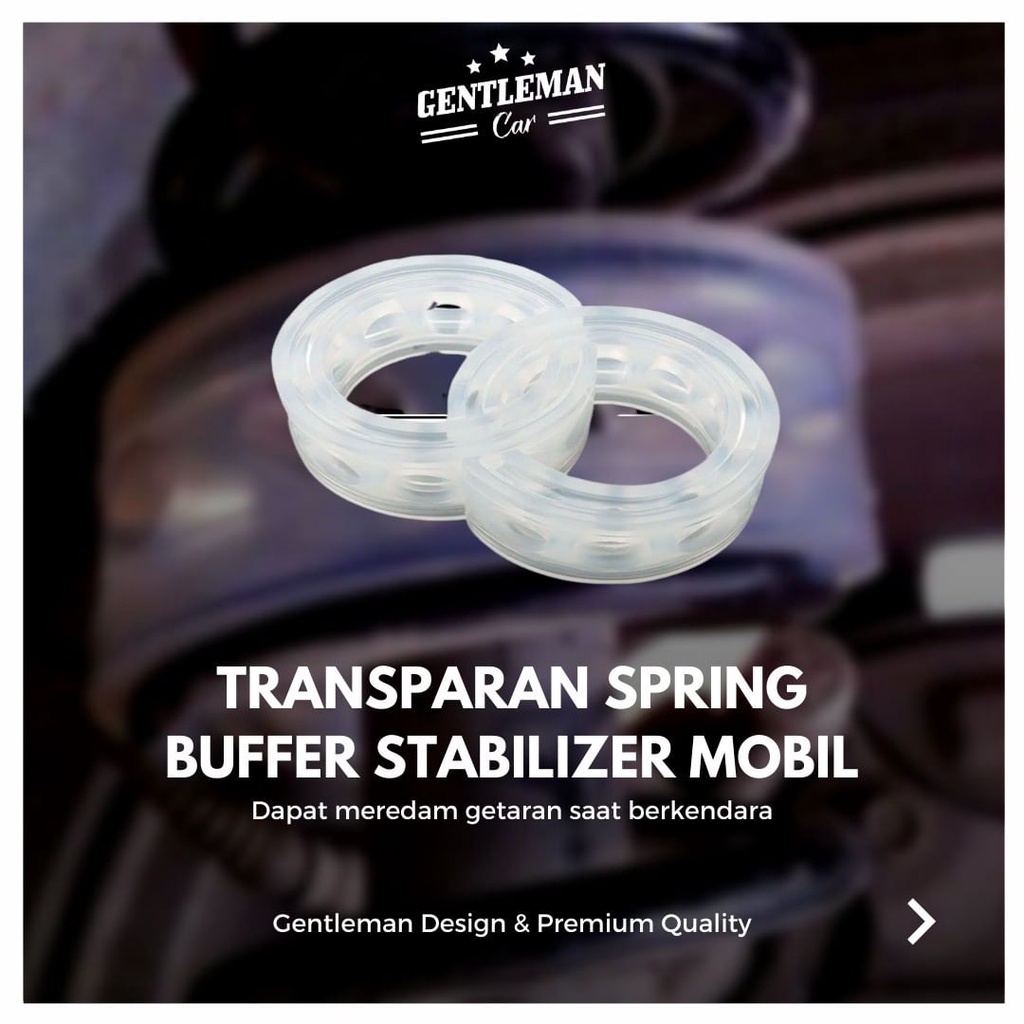 Transparan Spring Buffer Type C Stabilizer Mobil Dumper Karet Peredam Shock