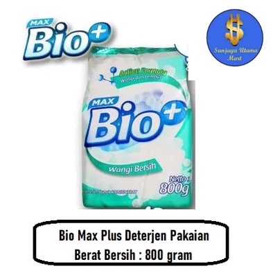 Bio Plus Detergent Powder 800g-Deterjen Bubuk Bio Plus Pencuci Pakaian