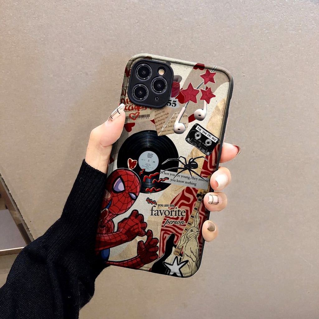 AA24 Baru Softcase Casing Spiderman for Samsung J1 Ace J2 Prime Grand Pro Core J3 2015 2016 J4 J4+ J5 J6 J6+ J7