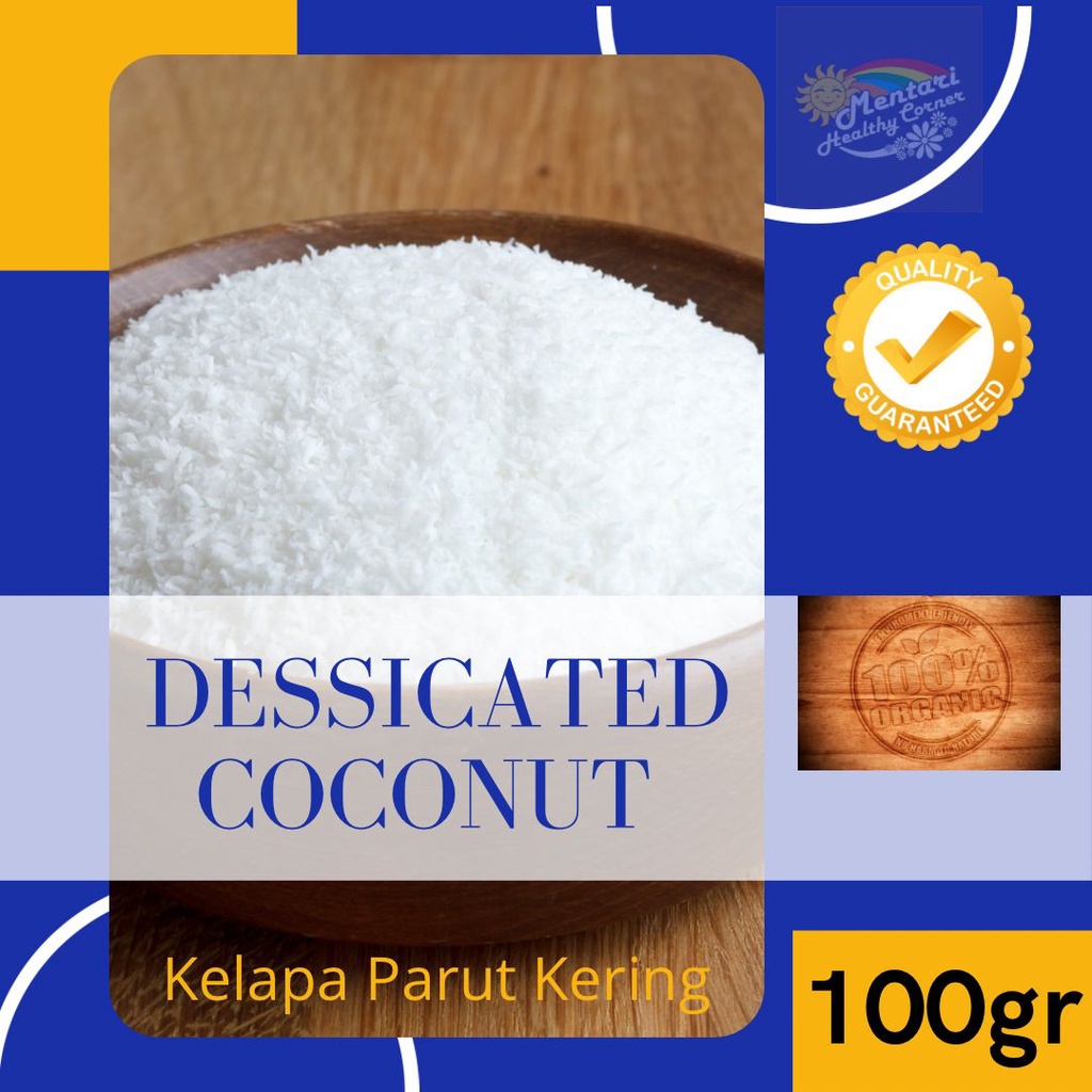 Dessicated Coconut 100gr / Kelapa Parut Kering 100gram