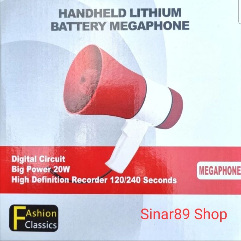 Megaphone Tangan  Pengeras Suara NETSTAR NS95MP USB Port