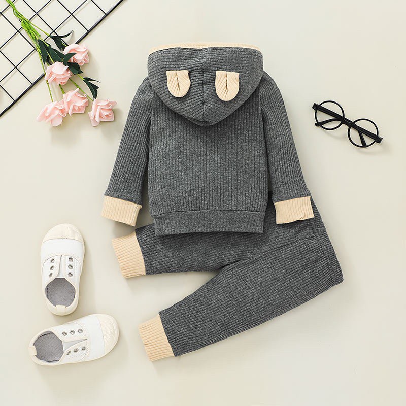 0-2 thn || SETELAN KAOS HOODIE + CELANA (1 set) ANAK CASUAL BAJU TIDUR PIYAMA catalog XMY BD