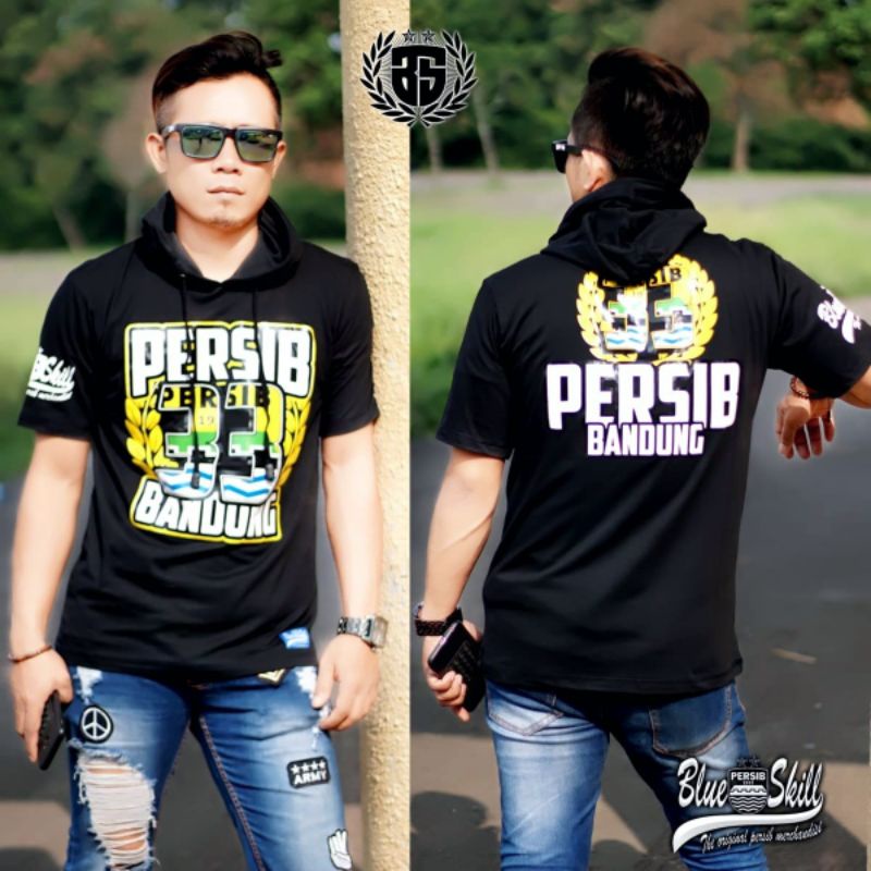 Kaos Hoody Persib Padi / Kaos Hoody Pria wanita / Kaos Hoody Viking Bandung / Kaos Hoody Bandung Foo