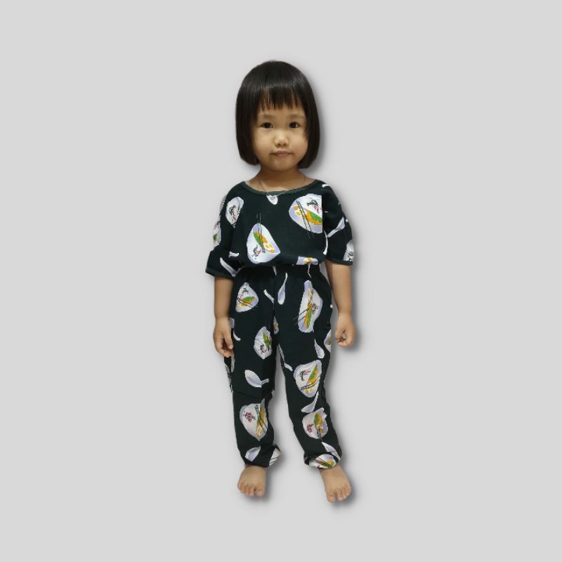 Moura Set Noodles Piyama Anak Bahan Rayon