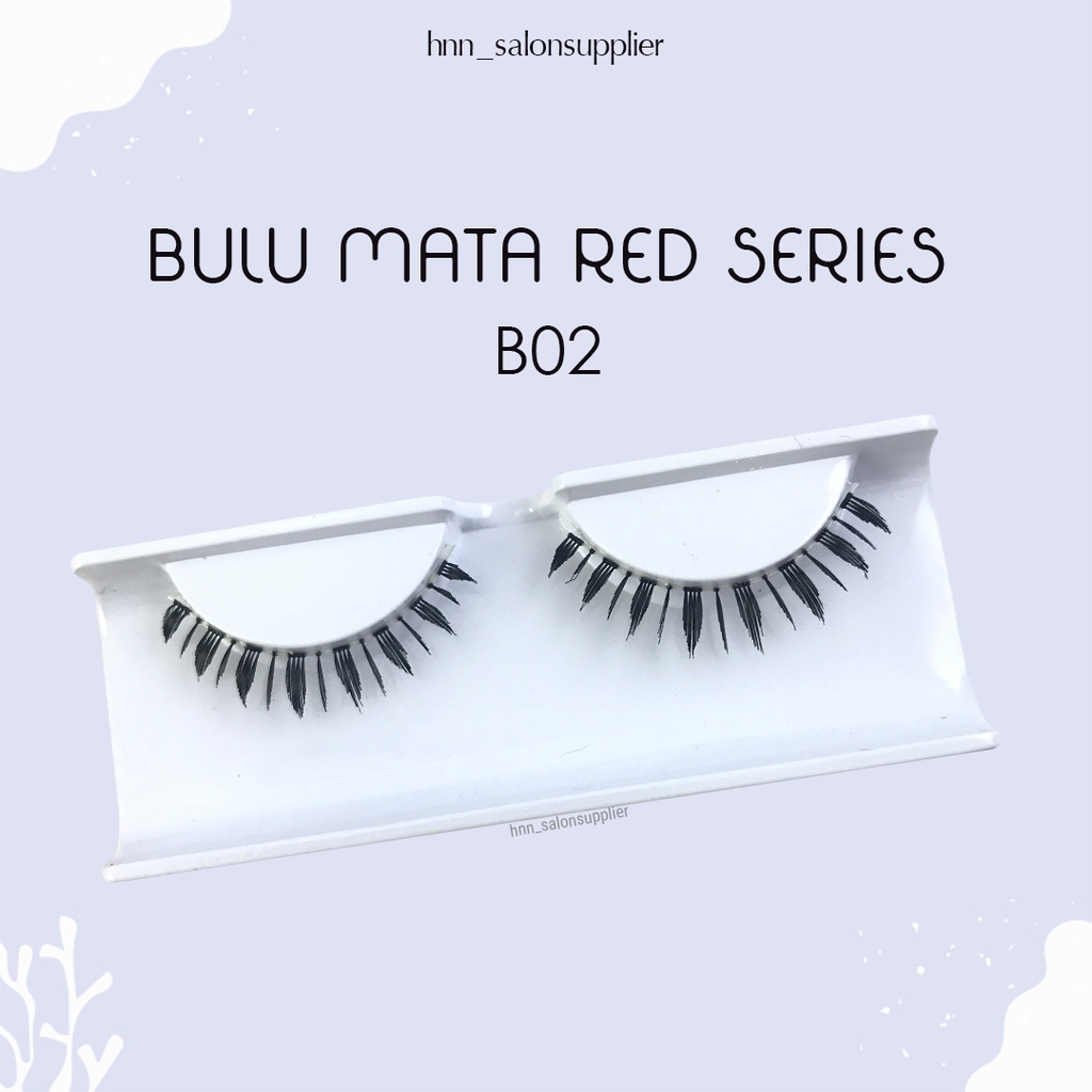 B02 Bulu Mata Palsu Bawah Handmade Fake Eyelash Eye Lashes Lash Artifivial Belle Eyelashes