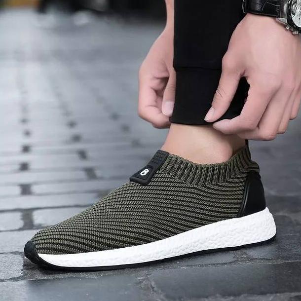 {BJR.18Oc22r} SEPATU SLIP ON PRIA IMPORT KOREAN