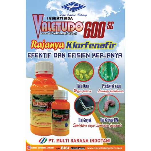 Valetudo 600 SC Bahan Aktif Klorpenapir tertinggi