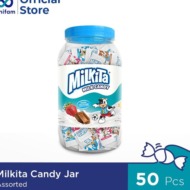 

Wow Murah Meriah.. Milkita Mix Duo Candy Lollipop Jar YWW