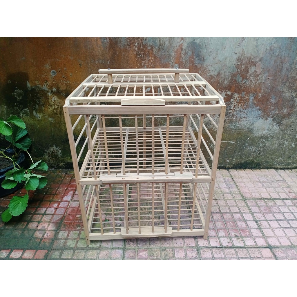 Dongdang Merpati 2 Pintu Termurah | Dondang Merpati Full Bambu Tebal dan Halus | Kandang Merpati Bam