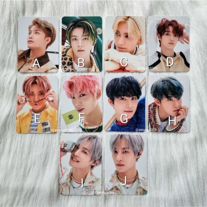 NCT My artist diy card Hendery Jaehyun Taeyong Doyoung Jungwoo Sungchan Yangyang Yuta
