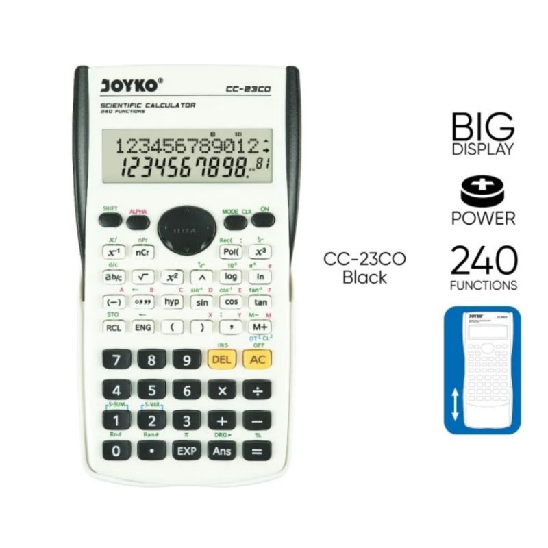 Kalkulator Ilmiah Calculator JOYKO Scientific CC 23