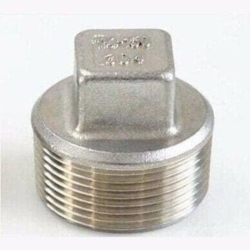 Plug/dop stainless drat luar 1/2&quot; Premium original