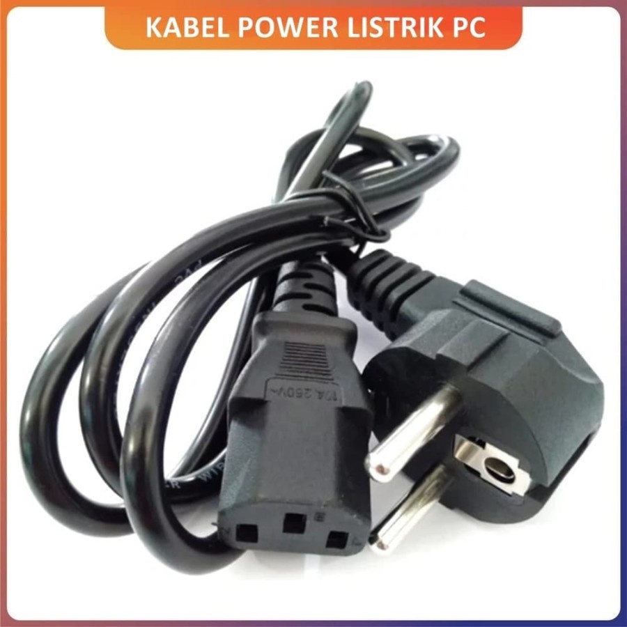 Jual Kabel Power Listrik Pc Komputer Shopee Indonesia